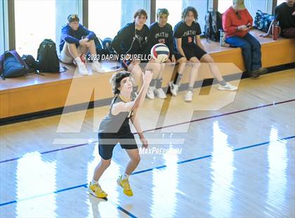 Thumbnail 1 in Odyssey Institute vs. Gilbert Christian (Epic Tourneys Volleyball Invite) photogallery.