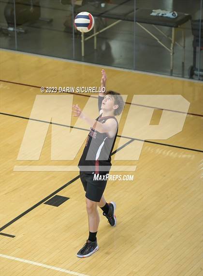 Thumbnail 3 in Odyssey Institute vs. Gilbert Christian (Epic Tourneys Volleyball Invite) photogallery.