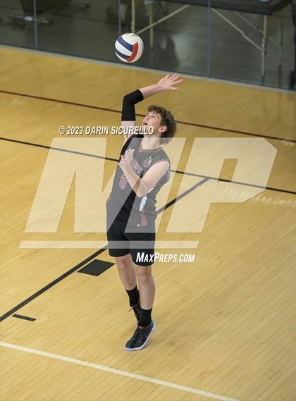 Thumbnail 1 in Odyssey Institute vs. Gilbert Christian (Epic Tourneys Volleyball Invite) photogallery.