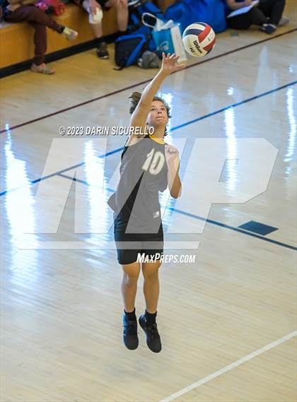Thumbnail 1 in Odyssey Institute vs. Gilbert Christian (Epic Tourneys Volleyball Invite) photogallery.