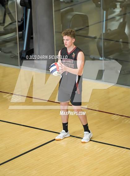 Thumbnail 1 in Odyssey Institute vs. Gilbert Christian (Epic Tourneys Volleyball Invite) photogallery.