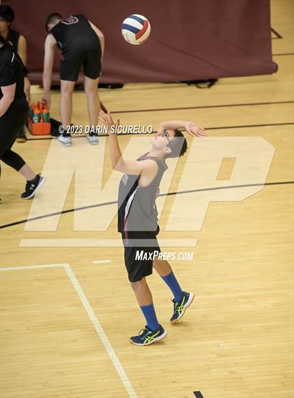 Thumbnail 3 in Odyssey Institute vs. Gilbert Christian (Epic Tourneys Volleyball Invite) photogallery.