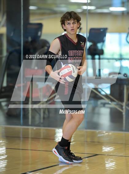 Thumbnail 2 in Odyssey Institute vs. Gilbert Christian (Epic Tourneys Volleyball Invite) photogallery.
