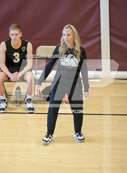 Thumbnail 3 in Odyssey Institute vs. Gilbert Christian (Epic Tourneys Volleyball Invite) photogallery.