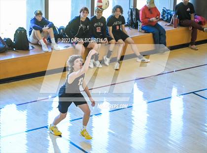 Thumbnail 3 in Odyssey Institute vs. Gilbert Christian (Epic Tourneys Volleyball Invite) photogallery.