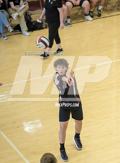 Thumbnail 2 in Odyssey Institute vs. Gilbert Christian (Epic Tourneys Volleyball Invite) photogallery.
