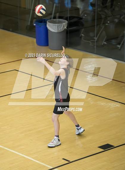 Thumbnail 2 in Odyssey Institute vs. Gilbert Christian (Epic Tourneys Volleyball Invite) photogallery.