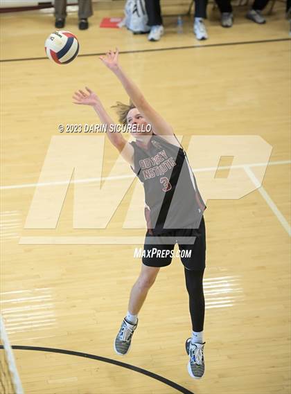 Thumbnail 1 in Odyssey Institute vs. Gilbert Christian (Epic Tourneys Volleyball Invite) photogallery.