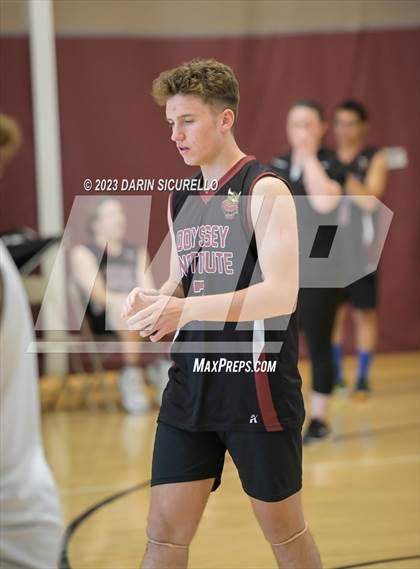 Thumbnail 3 in Odyssey Institute vs. Gilbert Christian (Epic Tourneys Volleyball Invite) photogallery.