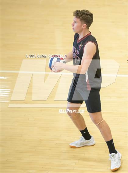 Thumbnail 2 in Odyssey Institute vs. Gilbert Christian (Epic Tourneys Volleyball Invite) photogallery.