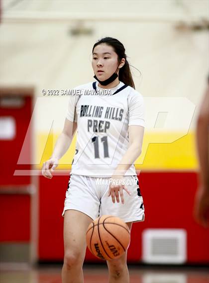 Thumbnail 1 in Palisades vs Rolling Hills Prep (The Covid Showcase) photogallery.