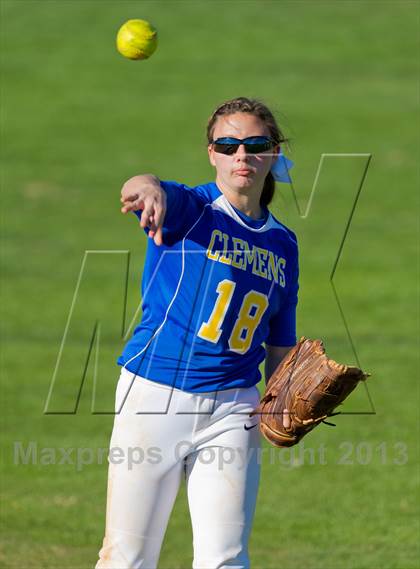 Thumbnail 1 in Clemens vs Wagner (NISD Softball Tournament) photogallery.