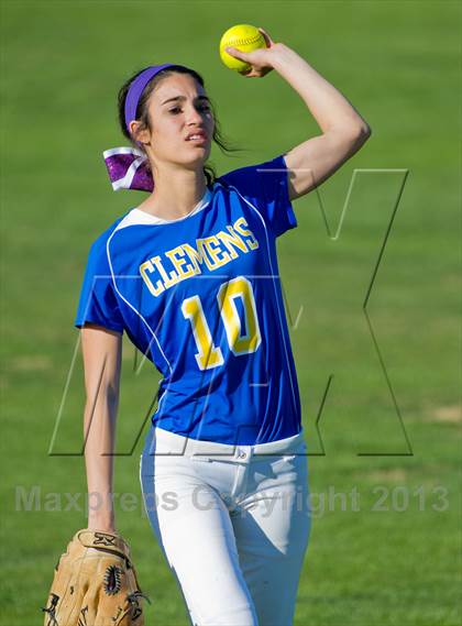 Thumbnail 2 in Clemens vs Wagner (NISD Softball Tournament) photogallery.