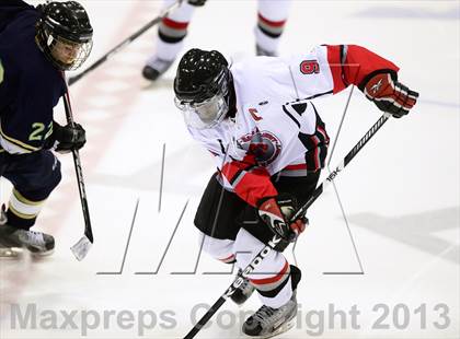 Thumbnail 2 in Rockville/Bolton/Coventry/Lyman Memorial vs. NFA/St. Bernard/Bacon Academy (CIAC Division III Semifinal) photogallery.