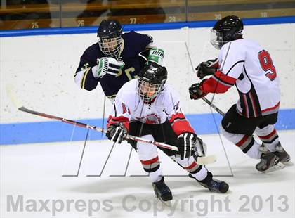 Thumbnail 2 in Rockville/Bolton/Coventry/Lyman Memorial vs. NFA/St. Bernard/Bacon Academy (CIAC Division III Semifinal) photogallery.