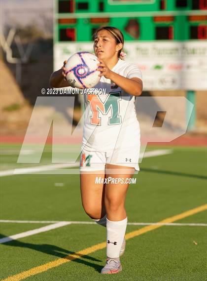 Thumbnail 2 in Mojave vs Virgin Valley (NIAA 3A Southern Region Playoffs) photogallery.