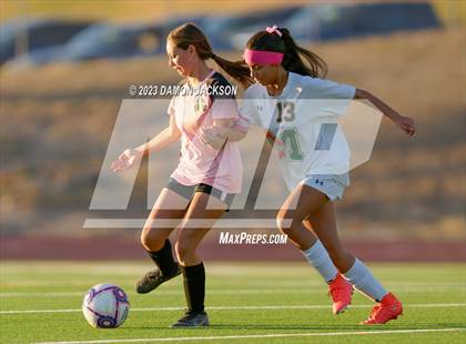 Thumbnail 2 in Mojave vs Virgin Valley (NIAA 3A Southern Region Playoffs) photogallery.