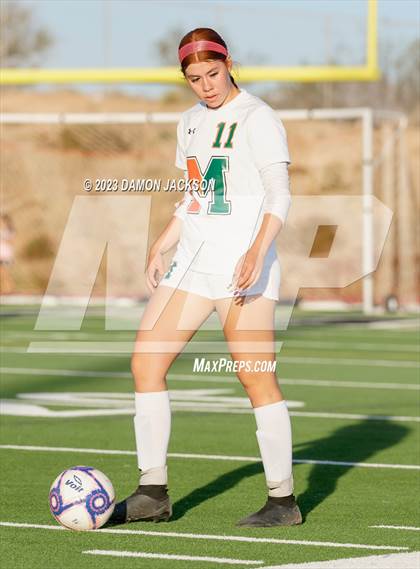 Thumbnail 2 in Mojave vs Virgin Valley (NIAA 3A Southern Region Playoffs) photogallery.