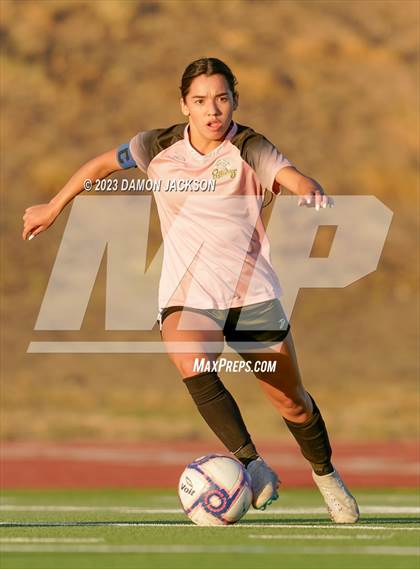 Thumbnail 2 in Mojave vs Virgin Valley (NIAA 3A Southern Region Playoffs) photogallery.