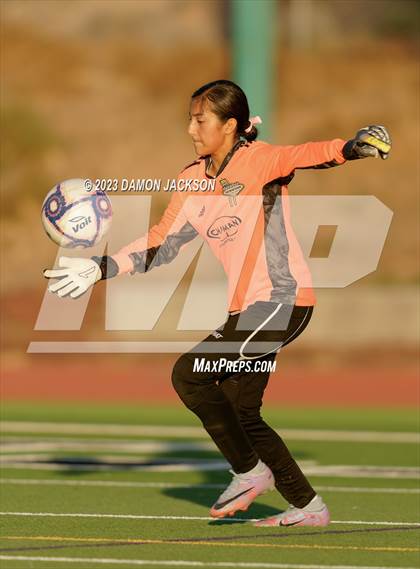 Thumbnail 1 in Mojave vs Virgin Valley (NIAA 3A Southern Region Playoffs) photogallery.