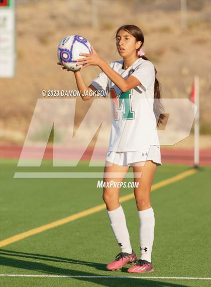 Thumbnail 1 in Mojave vs Virgin Valley (NIAA 3A Southern Region Playoffs) photogallery.