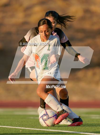 Thumbnail 1 in Mojave vs Virgin Valley (NIAA 3A Southern Region Playoffs) photogallery.