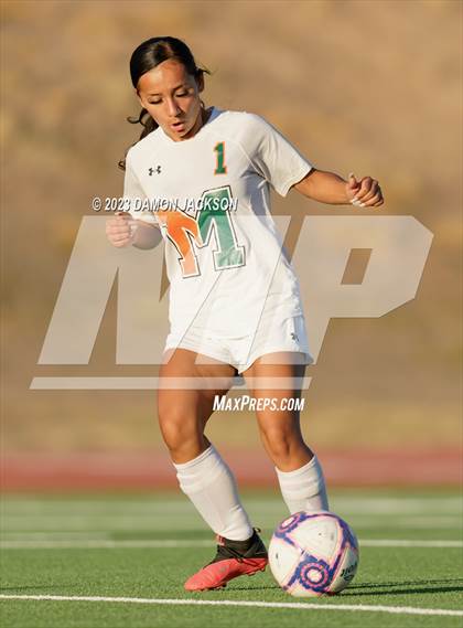 Thumbnail 2 in Mojave vs Virgin Valley (NIAA 3A Southern Region Playoffs) photogallery.