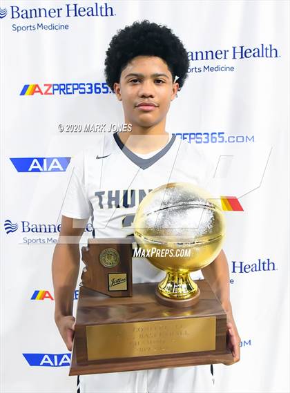 Thumbnail 3 in Mountain Pointe vs. Desert Vista (AIA 6A Final Awards) photogallery.
