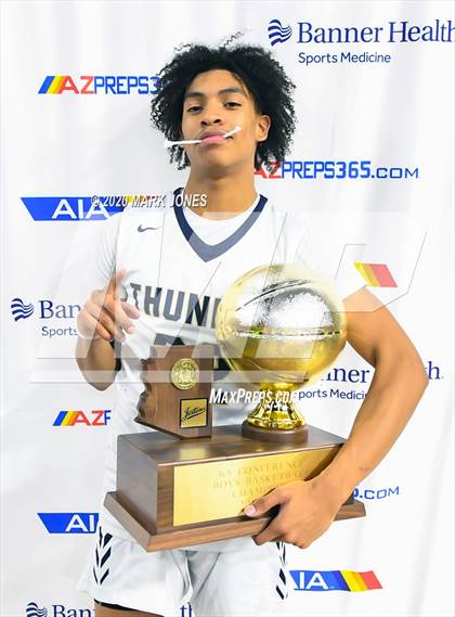 Thumbnail 2 in Mountain Pointe vs. Desert Vista (AIA 6A Final Awards) photogallery.