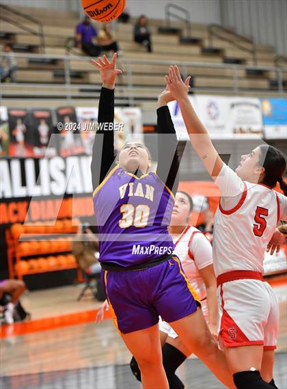 Thumbnail 2 in Stigler vs. Vian (Sequoyah Co. Tournament) photogallery.
