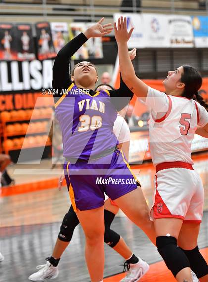 Thumbnail 3 in Stigler vs. Vian (Sequoyah Co. Tournament) photogallery.