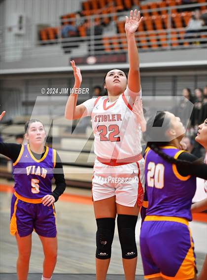 Thumbnail 1 in Stigler vs. Vian (Sequoyah Co. Tournament) photogallery.