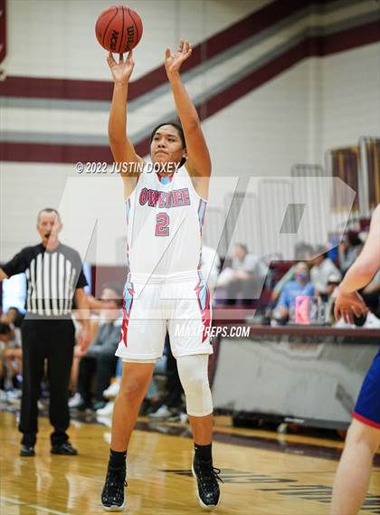 Thumbnail 2 in Owyhee vs. McDermitt (NIAA 1A East Boys Semifinals) photogallery.