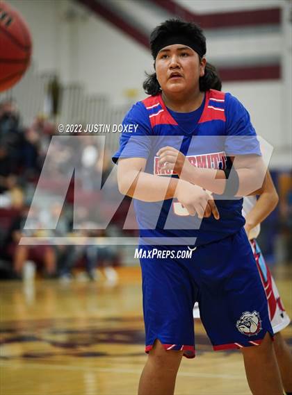 Thumbnail 1 in Owyhee vs. McDermitt (NIAA 1A East Boys Semifinals) photogallery.