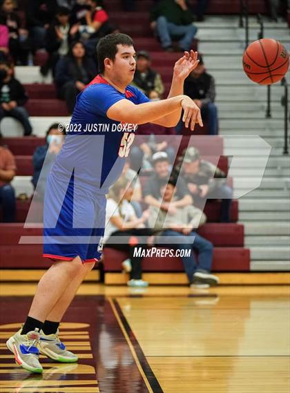 Thumbnail 3 in Owyhee vs. McDermitt (NIAA 1A East Boys Semifinals) photogallery.