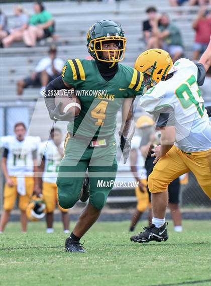 Thumbnail 2 in Richmond vs Pine Forest (Cumberland County Schools Football Jamboree 2023) photogallery.
