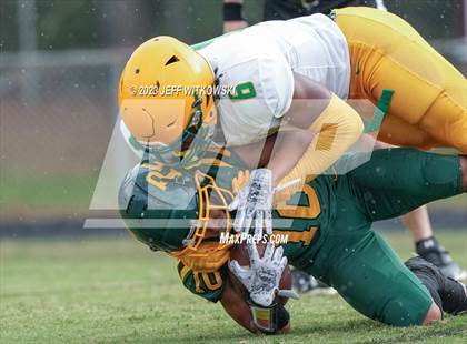 Thumbnail 3 in Richmond vs Pine Forest (Cumberland County Schools Football Jamboree 2023) photogallery.