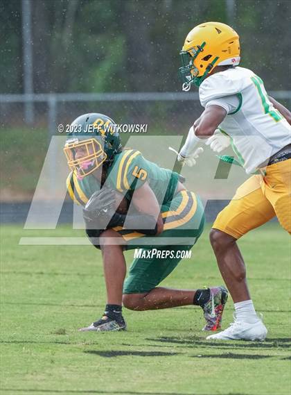 Thumbnail 3 in Richmond vs Pine Forest (Cumberland County Schools Football Jamboree 2023) photogallery.