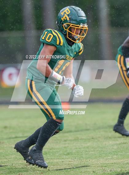 Thumbnail 2 in Richmond vs Pine Forest (Cumberland County Schools Football Jamboree 2023) photogallery.