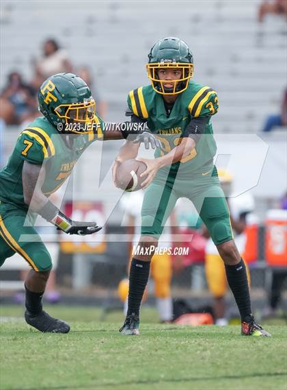 Thumbnail 3 in Richmond vs Pine Forest (Cumberland County Schools Football Jamboree 2023) photogallery.
