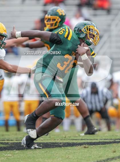 Thumbnail 2 in Richmond vs Pine Forest (Cumberland County Schools Football Jamboree 2023) photogallery.
