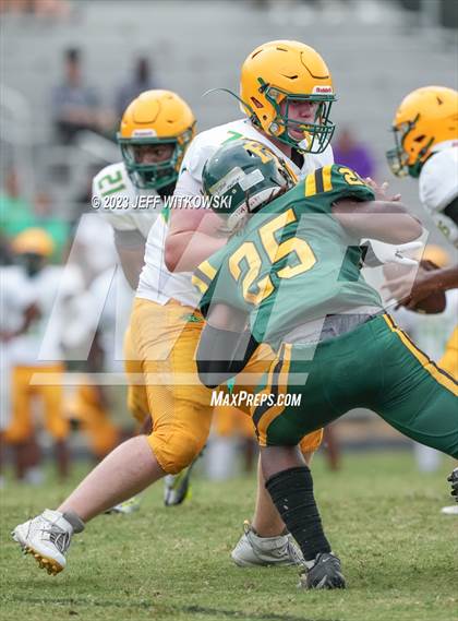 Thumbnail 2 in Richmond vs Pine Forest (Cumberland County Schools Football Jamboree 2023) photogallery.