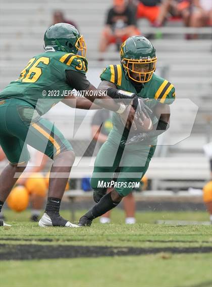 Thumbnail 3 in Richmond vs Pine Forest (Cumberland County Schools Football Jamboree 2023) photogallery.