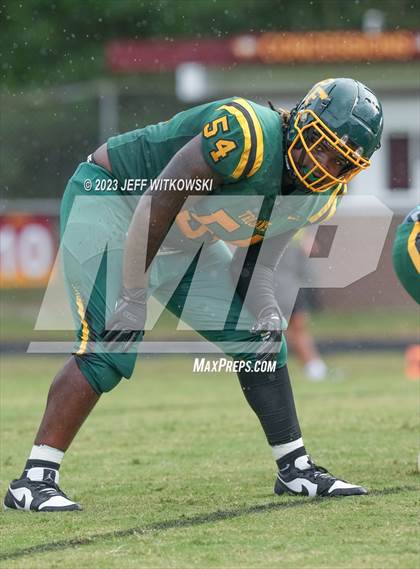 Thumbnail 2 in Richmond vs Pine Forest (Cumberland County Schools Football Jamboree 2023) photogallery.