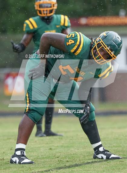 Thumbnail 3 in Richmond vs Pine Forest (Cumberland County Schools Football Jamboree 2023) photogallery.