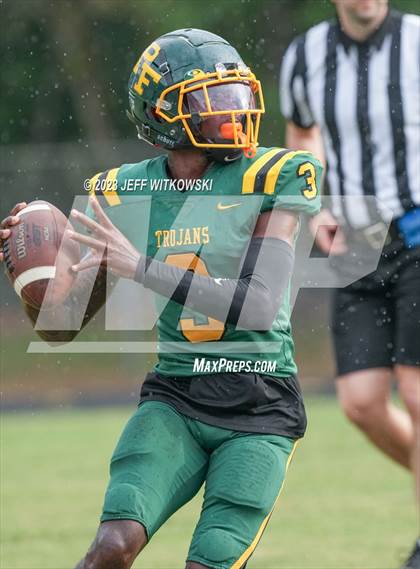 Thumbnail 3 in Richmond vs Pine Forest (Cumberland County Schools Football Jamboree 2023) photogallery.