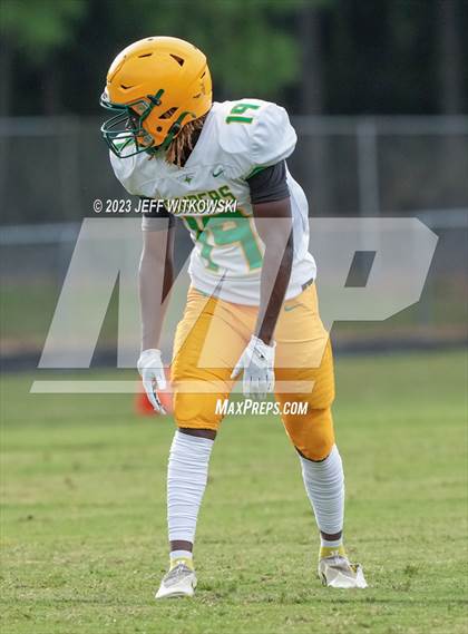 Thumbnail 2 in Richmond vs Pine Forest (Cumberland County Schools Football Jamboree 2023) photogallery.