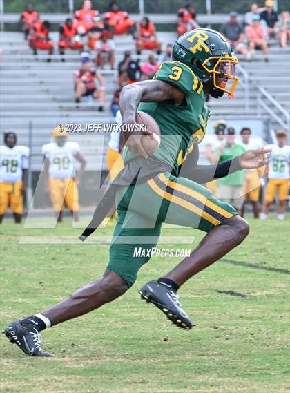 Thumbnail 2 in Richmond vs Pine Forest (Cumberland County Schools Football Jamboree 2023) photogallery.