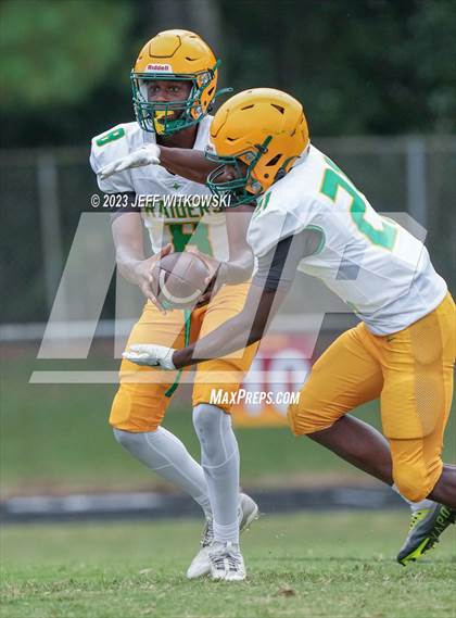 Thumbnail 1 in Richmond vs Pine Forest (Cumberland County Schools Football Jamboree 2023) photogallery.