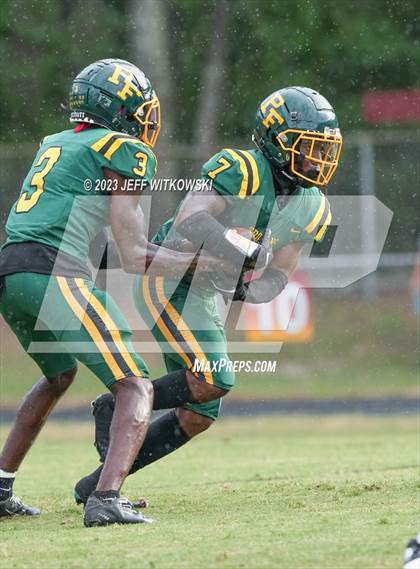 Thumbnail 2 in Richmond vs Pine Forest (Cumberland County Schools Football Jamboree 2023) photogallery.